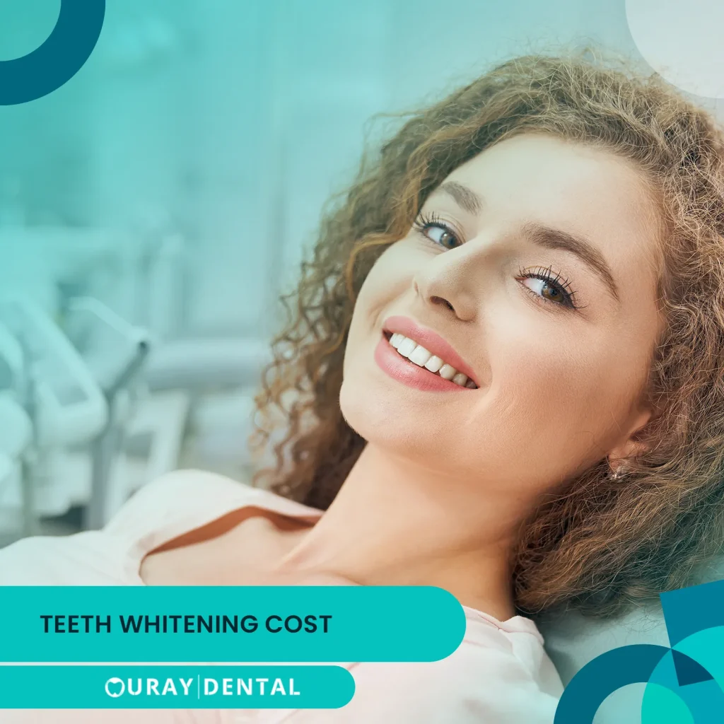 teeth whitening cost ouraydental